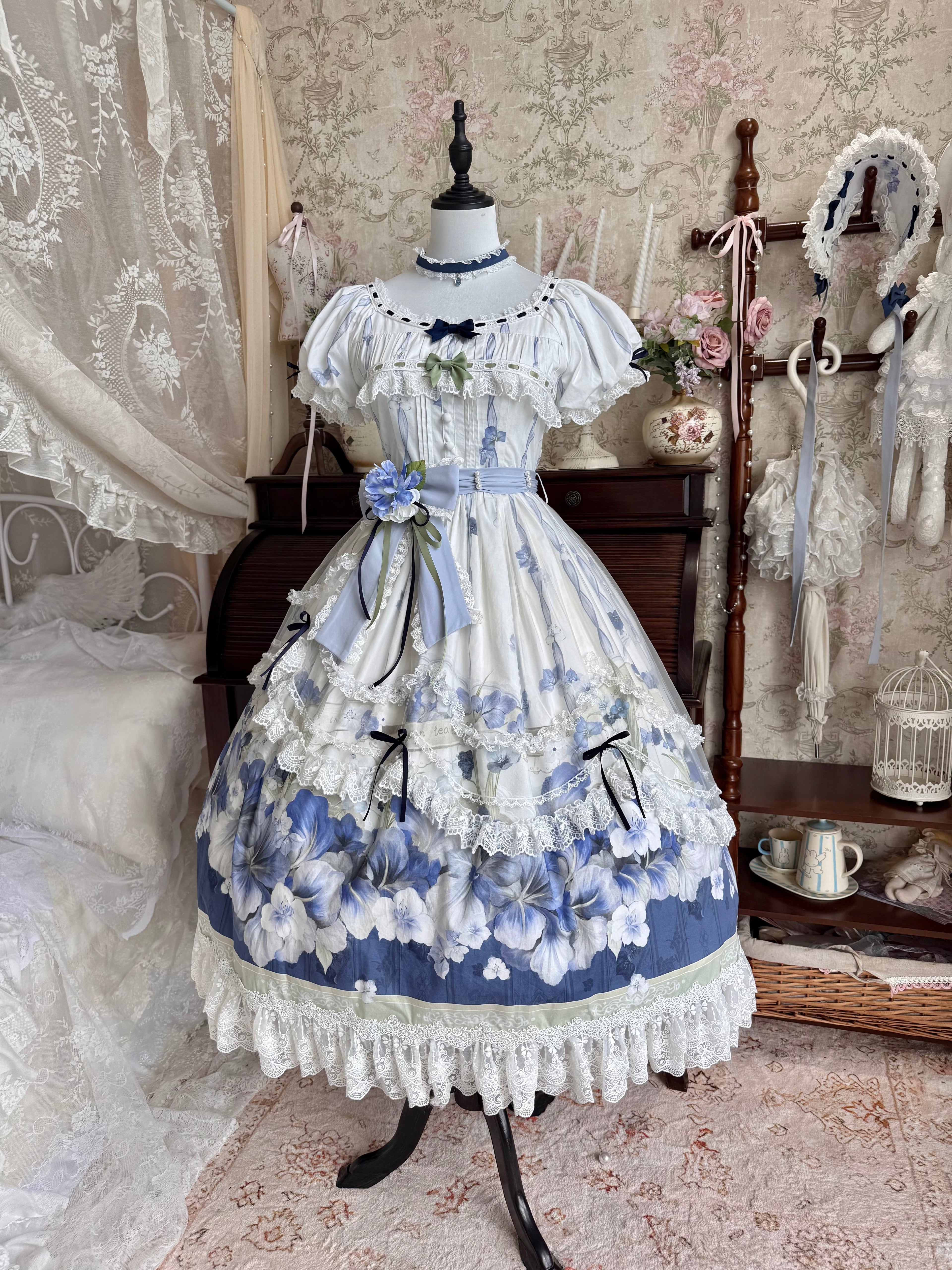 Blue Kite Lolita JSK Dress and Accessories Series - image 6