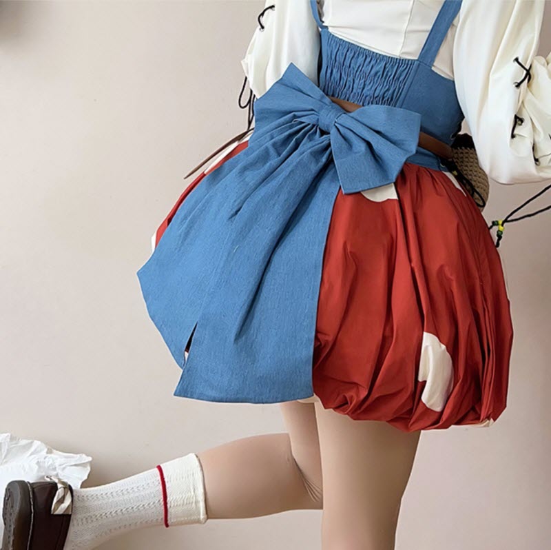Mushroom Girl of the Treehouse Store Lolita JSK, Blouse and Hat - image 7