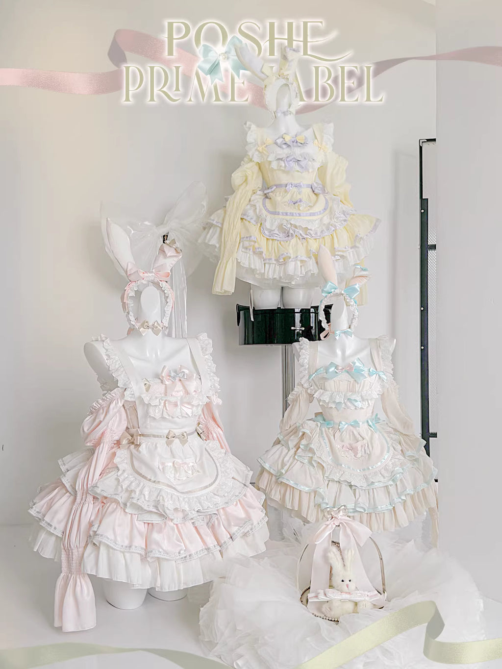 POSHEPOSE - Antique Maid Dress Set Bunny Collection - POSHEPOSE image 3
