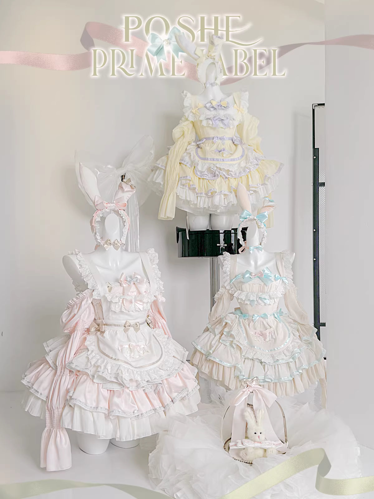 POSHEPOSE - Antique Maid Dress Set Bunny Collection - POSHEPOSE image 3