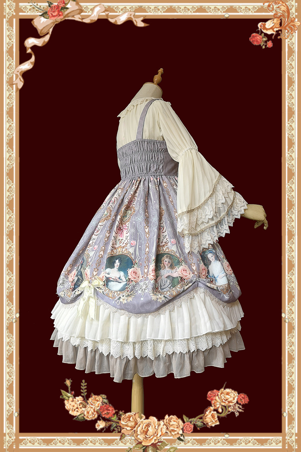 Portrait of a Little Lady - Classic Lolita JSK Dress - image 13