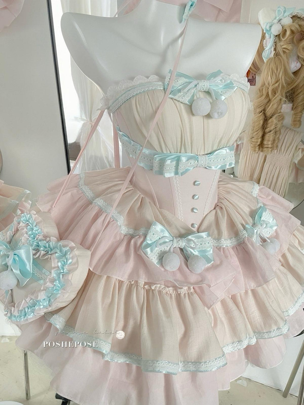 POSHEPOSE - Mint Lullababy Wonderland Dress - POSHEPOSE image 11
