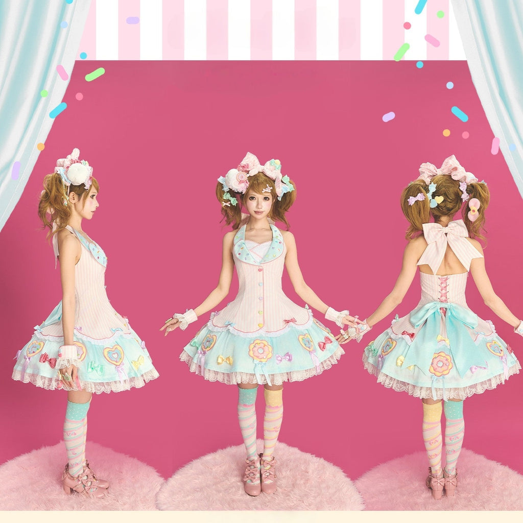 Miss Donut - Sweet Lolita JSK Dress and Accessories - image 2