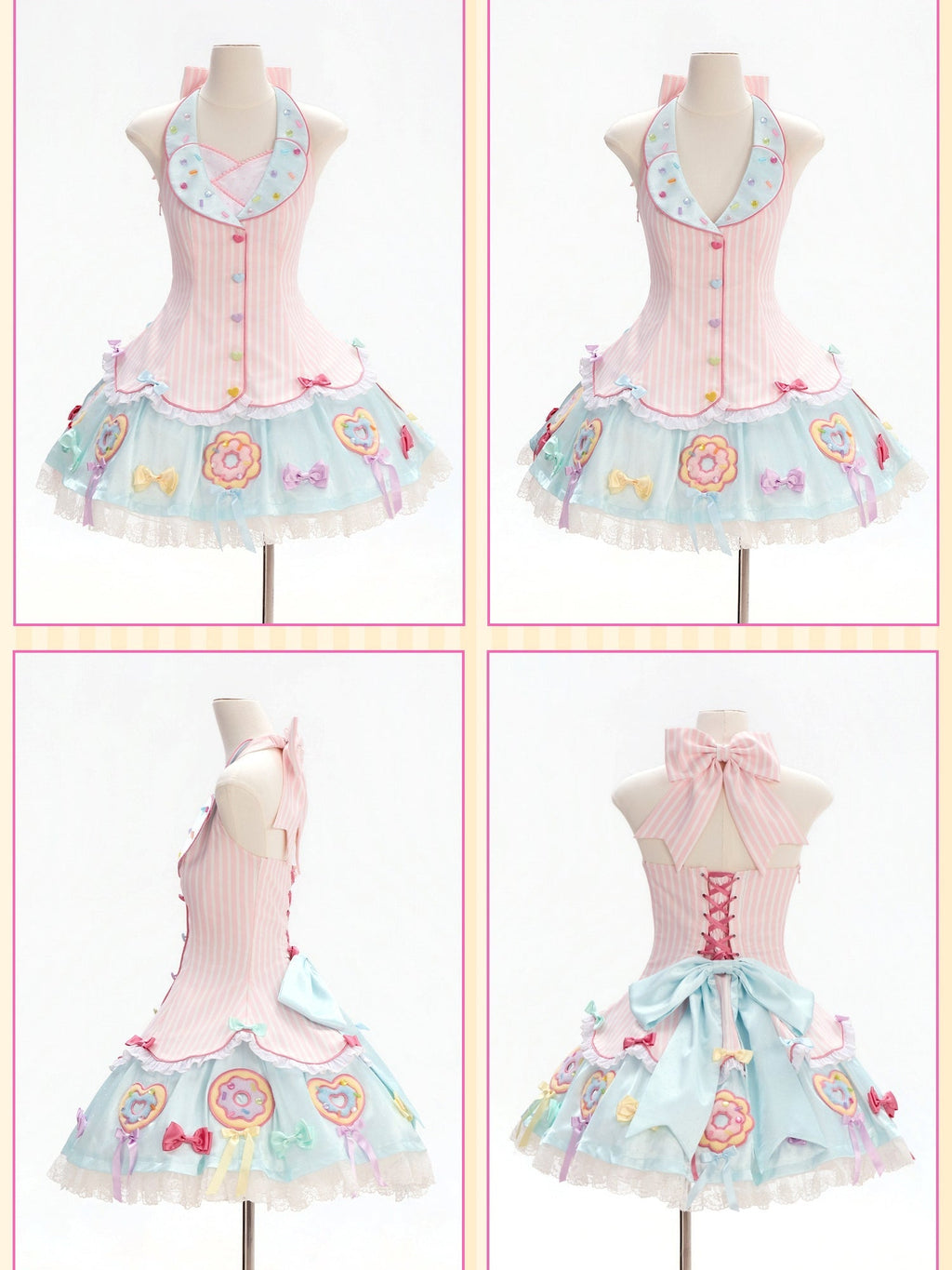Miss Donut - Sweet Lolita JSK Dress and Accessories - image 4