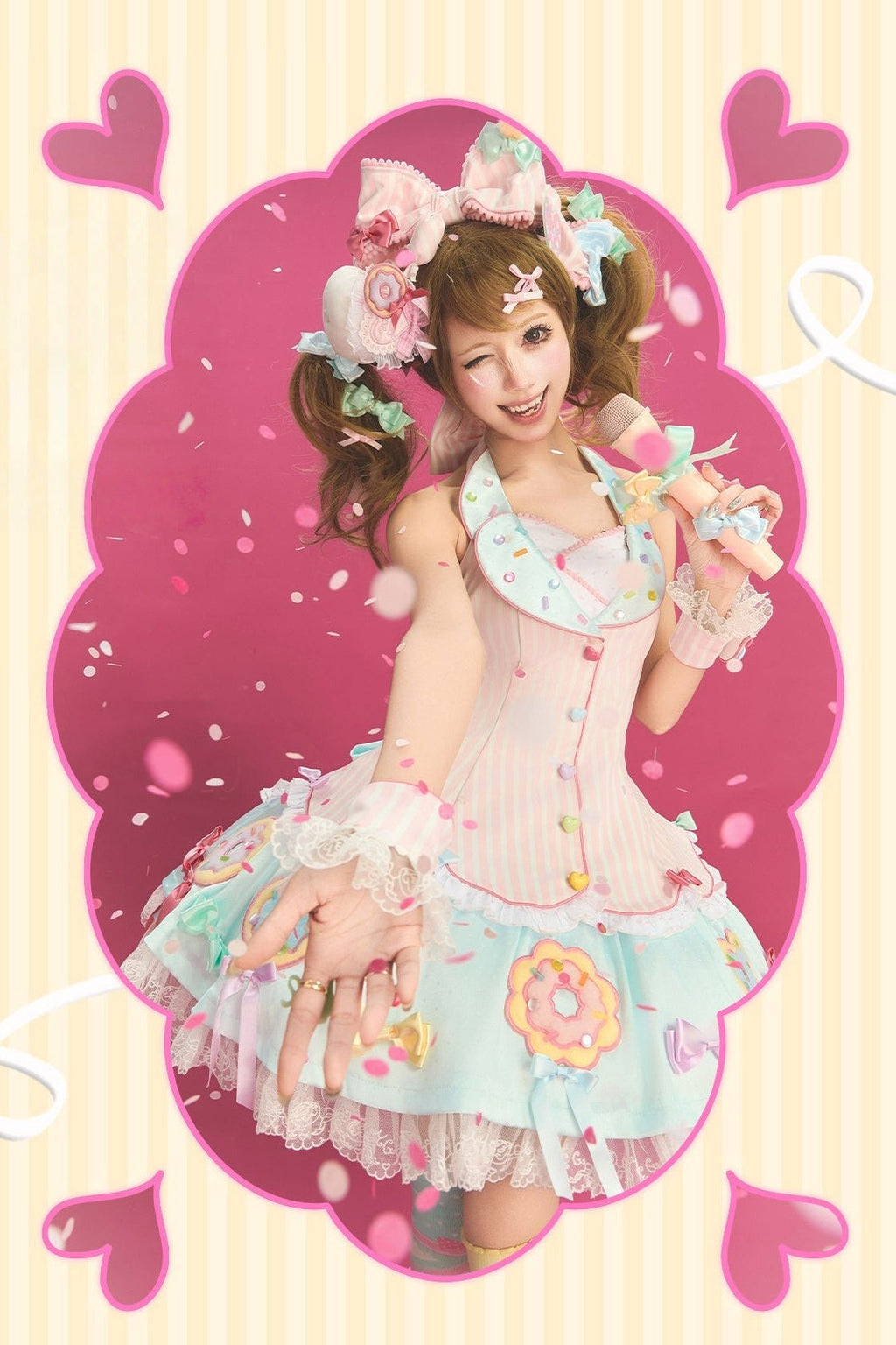 Miss Donut - Sweet Lolita JSK Dress and Accessories - image 1