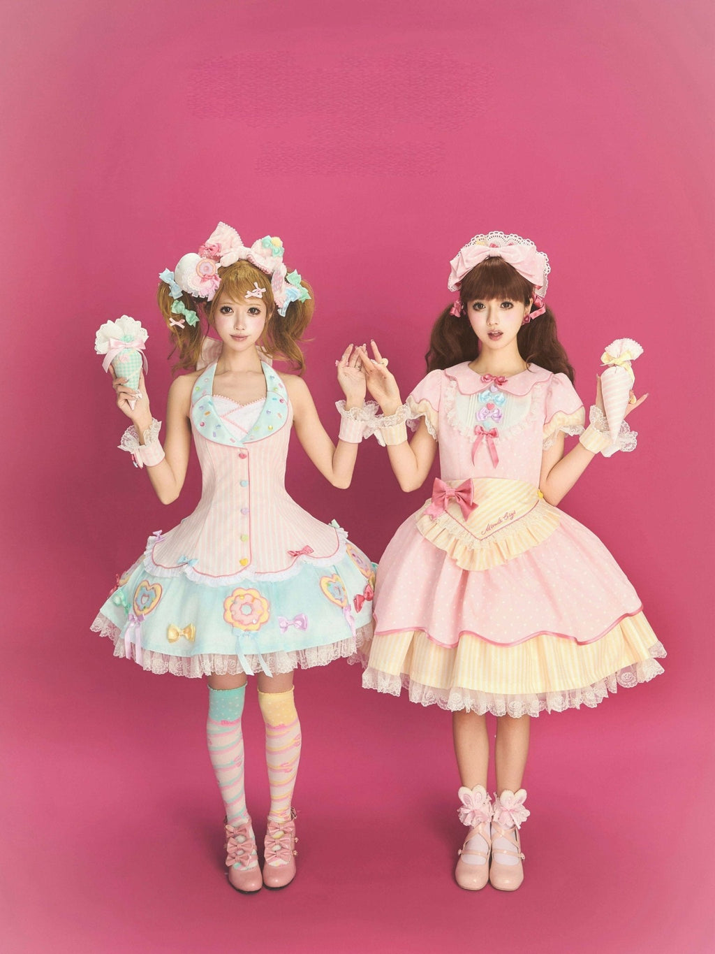 Miss Donut - Sweet Lolita OP Dress and Accessories - image 7