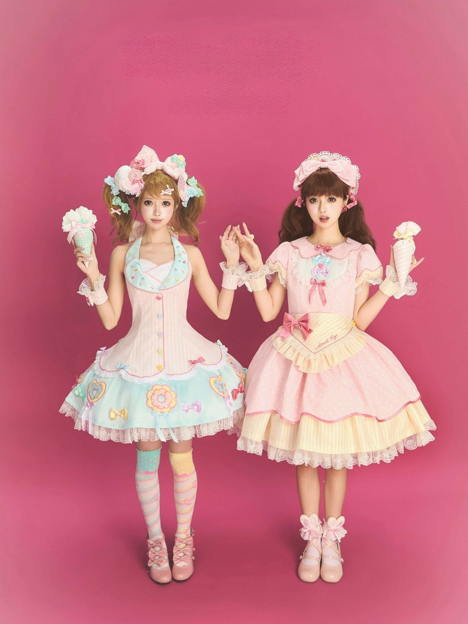 Miss Donut - Sweet Lolita OP Dress and Accessories - image 7