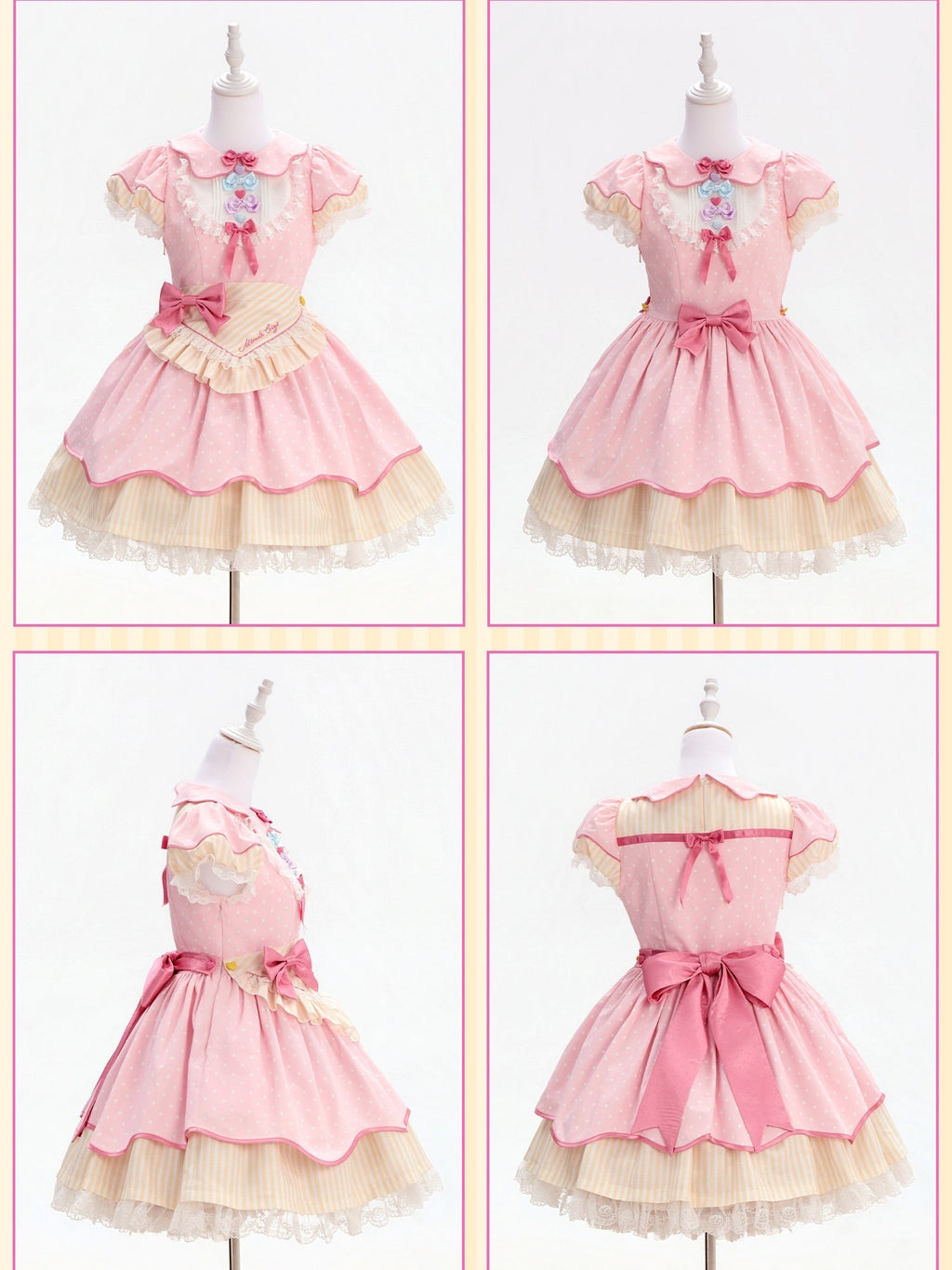 Miss Donut - Sweet Lolita OP Dress and Accessories - image 5