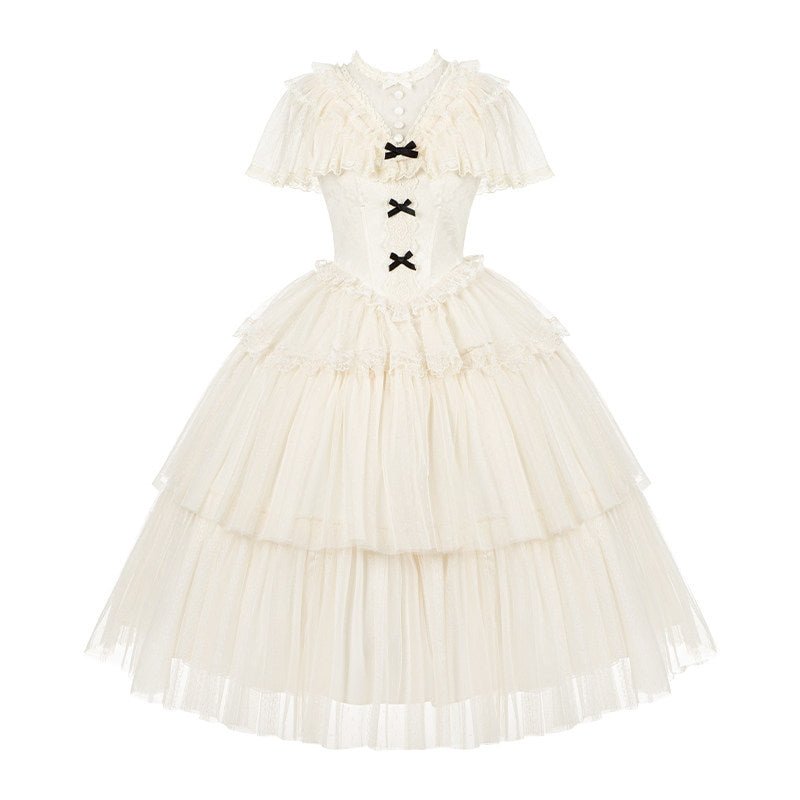 Misty Mountain Rendezvous - Short and Long Classic Lolita OP Dress & Sets — Long OP / S