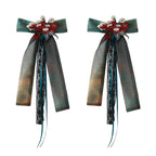 Misty New Dawn Peacock Blue Classic Lolita Long JSK Tea Party Set - image 17