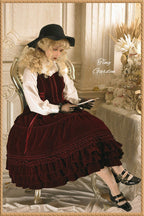 Garden Dance 2.0 - Elegant Lolita JSK Dress, Side Lace-Up - image 3