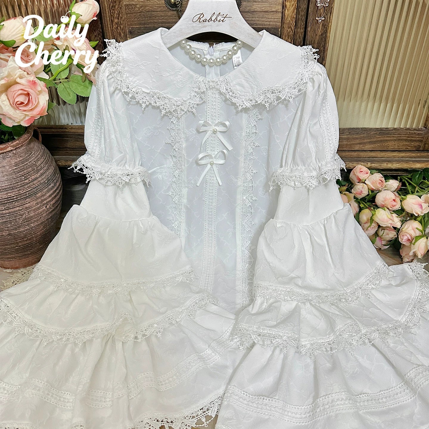 Monet's Lakeside Classic Lolita OP Dress Set - image 12