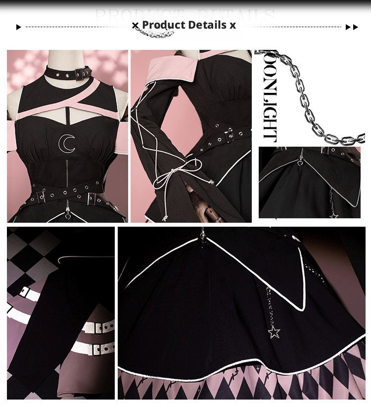 Moon Hidden Magical Girl Pink Top, Skirt and Leg Cover Set - image 8