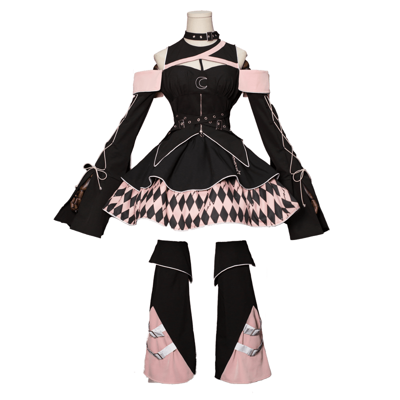 Moon Hidden Magical Girl Pink Top, Skirt and Leg Cover Set - image 13