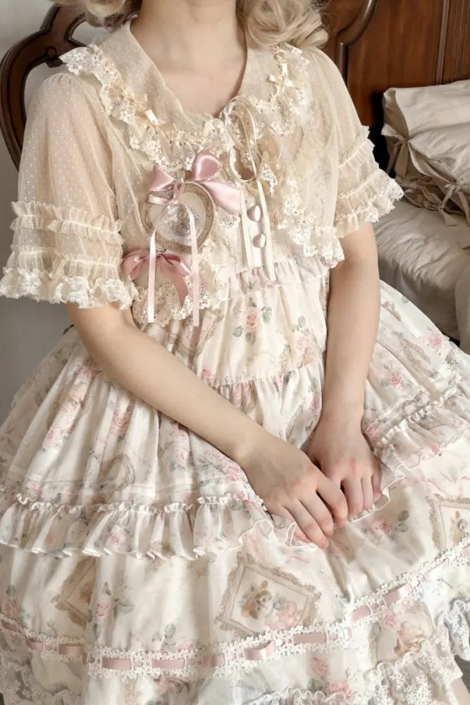 Victoria Cat Lolita Blouse, Cardigan and Petticoat - image 1