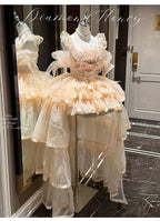 Mousse Love Song Short Ballet Bridal Lolita JSK and Accessories - image 7