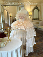 Mousse Love Song Short Ballet Bridal Lolita JSK and Accessories - image 18