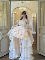 Mousse Love Song Short Ballet Bridal Lolita JSK and Accessories - image 14