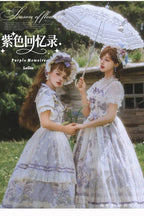Purple Memoirs Embroidered Country Lolita JSK and OP - image 1