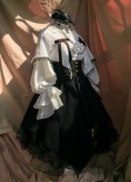 Night Prayer Vintage Gothic Lolita Blouse and Skirt Set - image 13