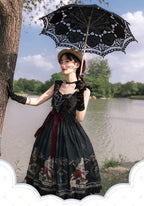 With PUJI Nightingale and Rose Gothic Lolita JSK - image 7