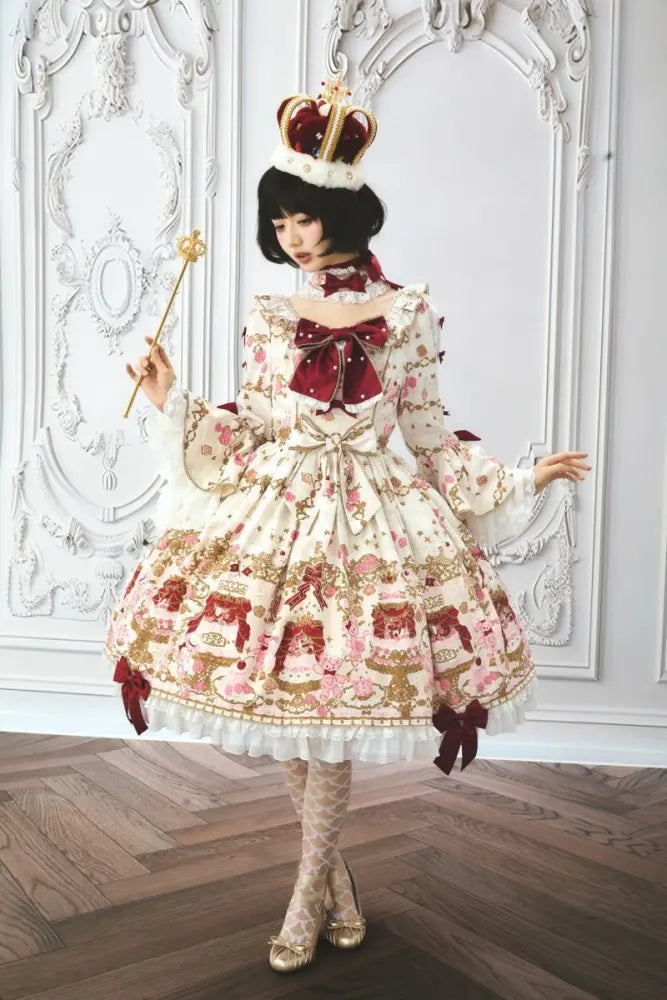 Sugar Festival Retro-Print Lolita OP - image 1