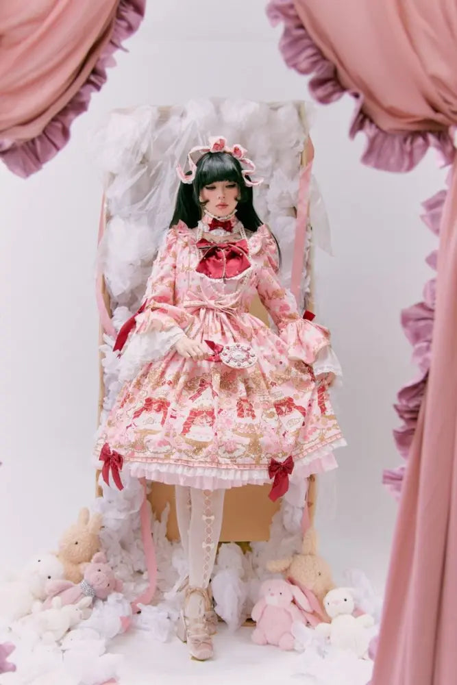 Sugar Festival Retro-Print Lolita OP - image 3