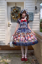 Sugar Festival Retro-Print Lolita OP - image 7