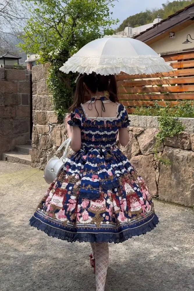 Sugar Festival Retro-Print Lolita OP - image 8