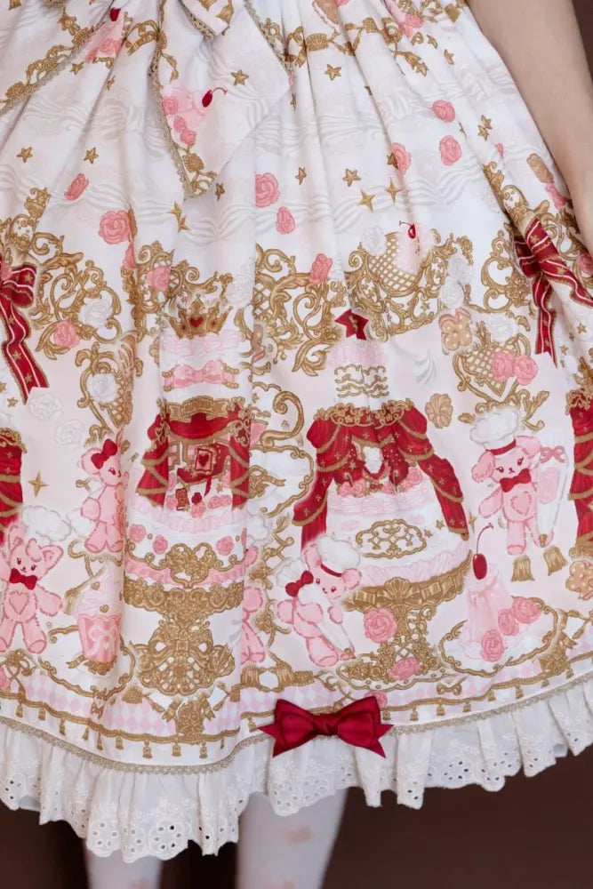 Sugar Festival Retro-Print Lolita OP - image 13