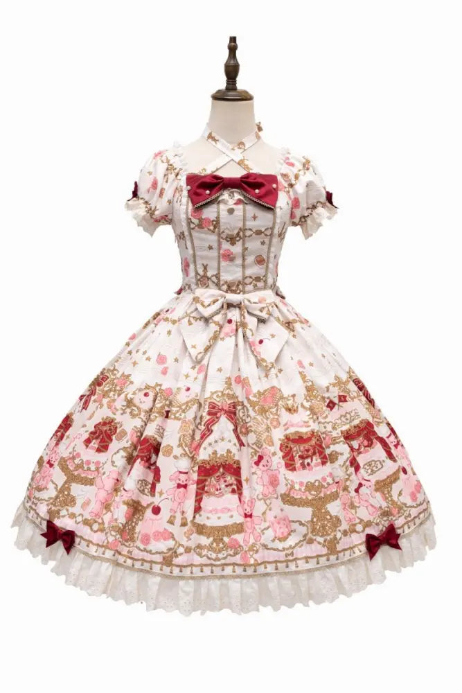 Sugar Festival Retro-Print Lolita OP - image 24
