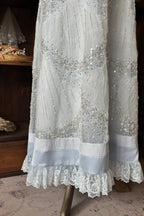 Ocean Series Sky Blue Empire-Waist Classic Lolita JSK & Headband Accessories - image 5