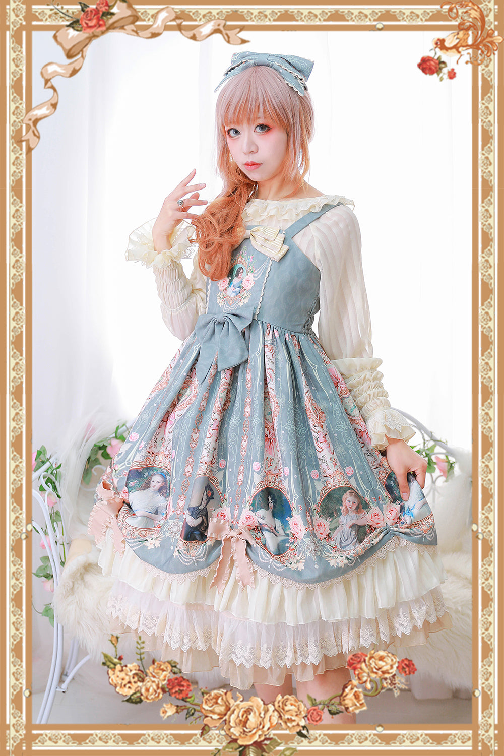 Portrait of a Little Lady - Classic Lolita JSK Dress - image 1