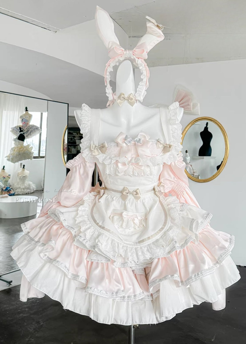 POSHEPOSE - Antique Maid Dress Set Bunny Collection - POSHEPOSE image 11