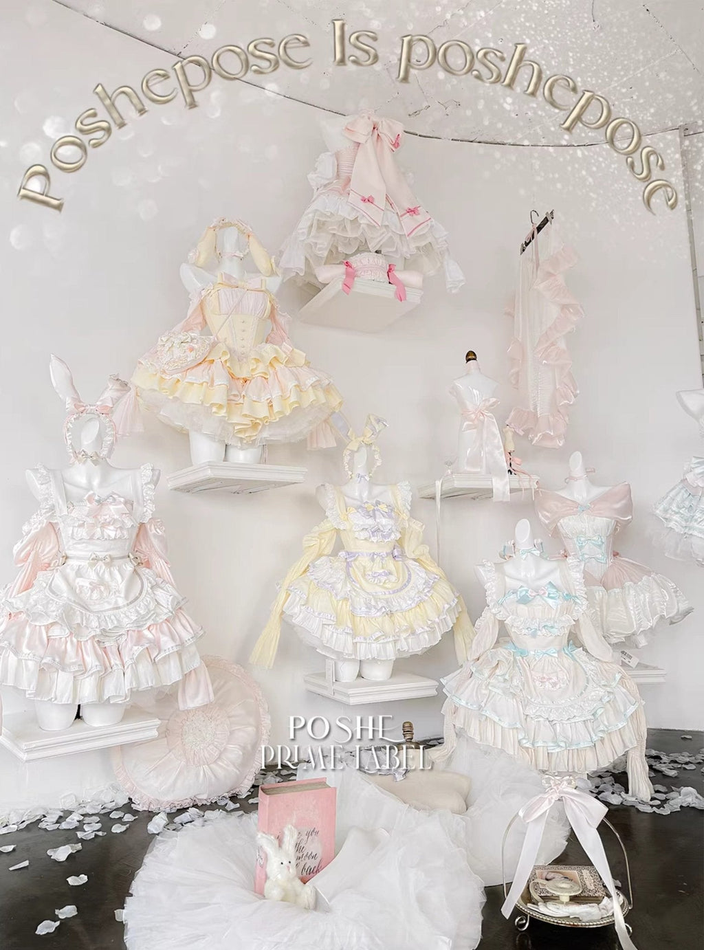 POSHEPOSE - Antique Maid Dress Set Bunny Collection - POSHEPOSE image 1