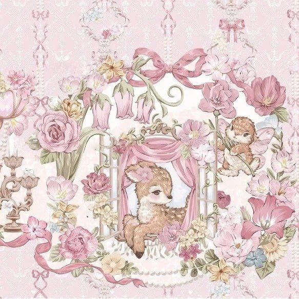 Pink Jacquard Print Sweet Classic Lolita JSK and Accessories - image 19