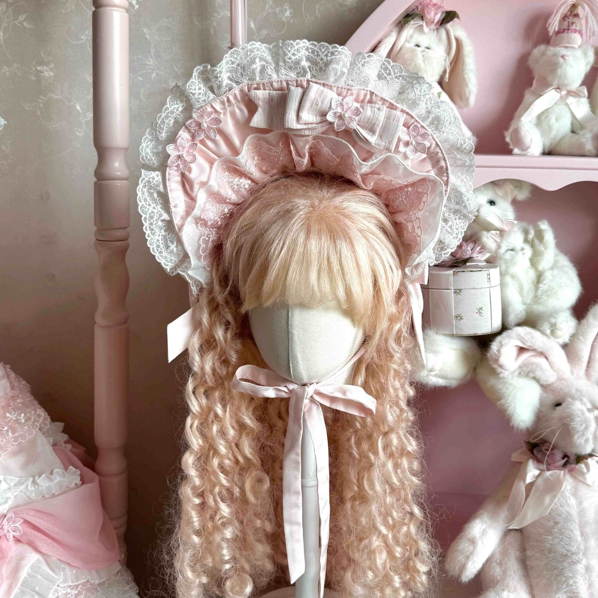 Wedding Poem Lolita JSK, Train and Bonnet Set - image 28