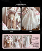 Wedding Poem Lolita JSK, Train and Bonnet Set - image 8