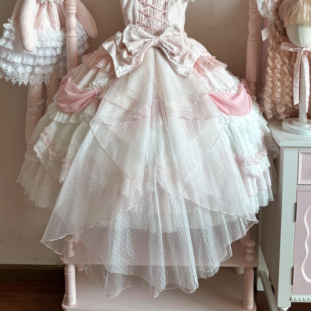 Wedding Poem Lolita JSK, Train and Bonnet Set - image 26