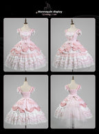 Wedding Poem Lolita JSK, Train and Bonnet Set - image 7