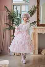 Snow Ear - Rococo Lolita OP Tea Party Dress - image 47