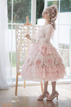 Snow Ear - Rococo Lolita OP Tea Party Dress - image 48