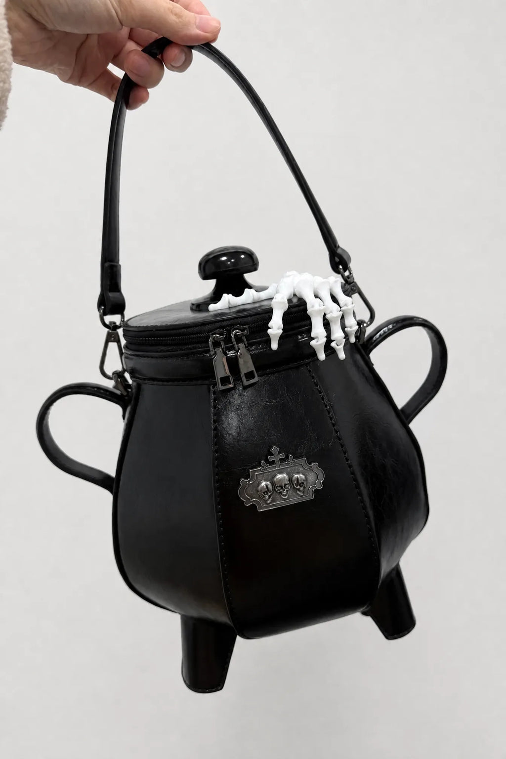 Gothic Cauldron - Skull-Claw Handbag and Crossbody Bag - image 1