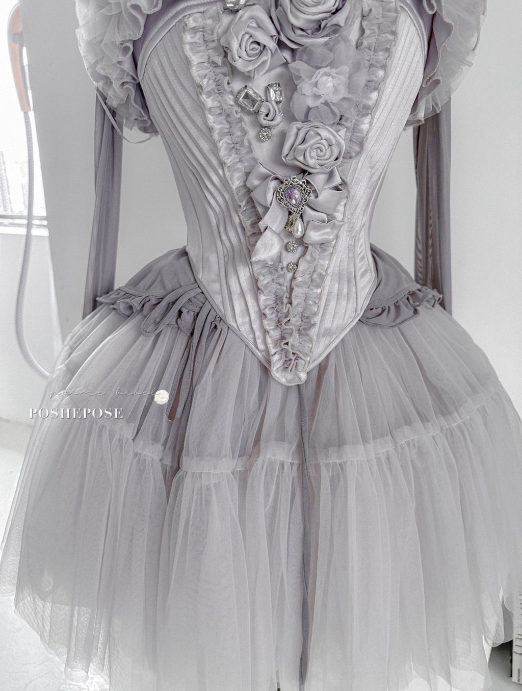 POSHEPOSE - Amethyst Dream Victorian dress - POSHEPOSE image 11