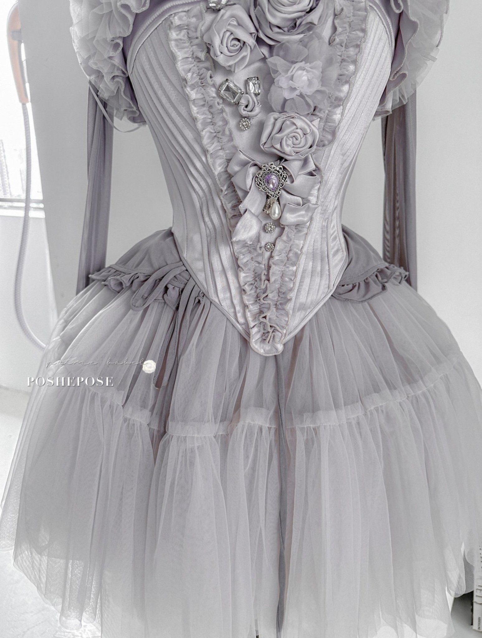 POSHEPOSE - Amethyst Dream Victorian dress - POSHEPOSE image 11