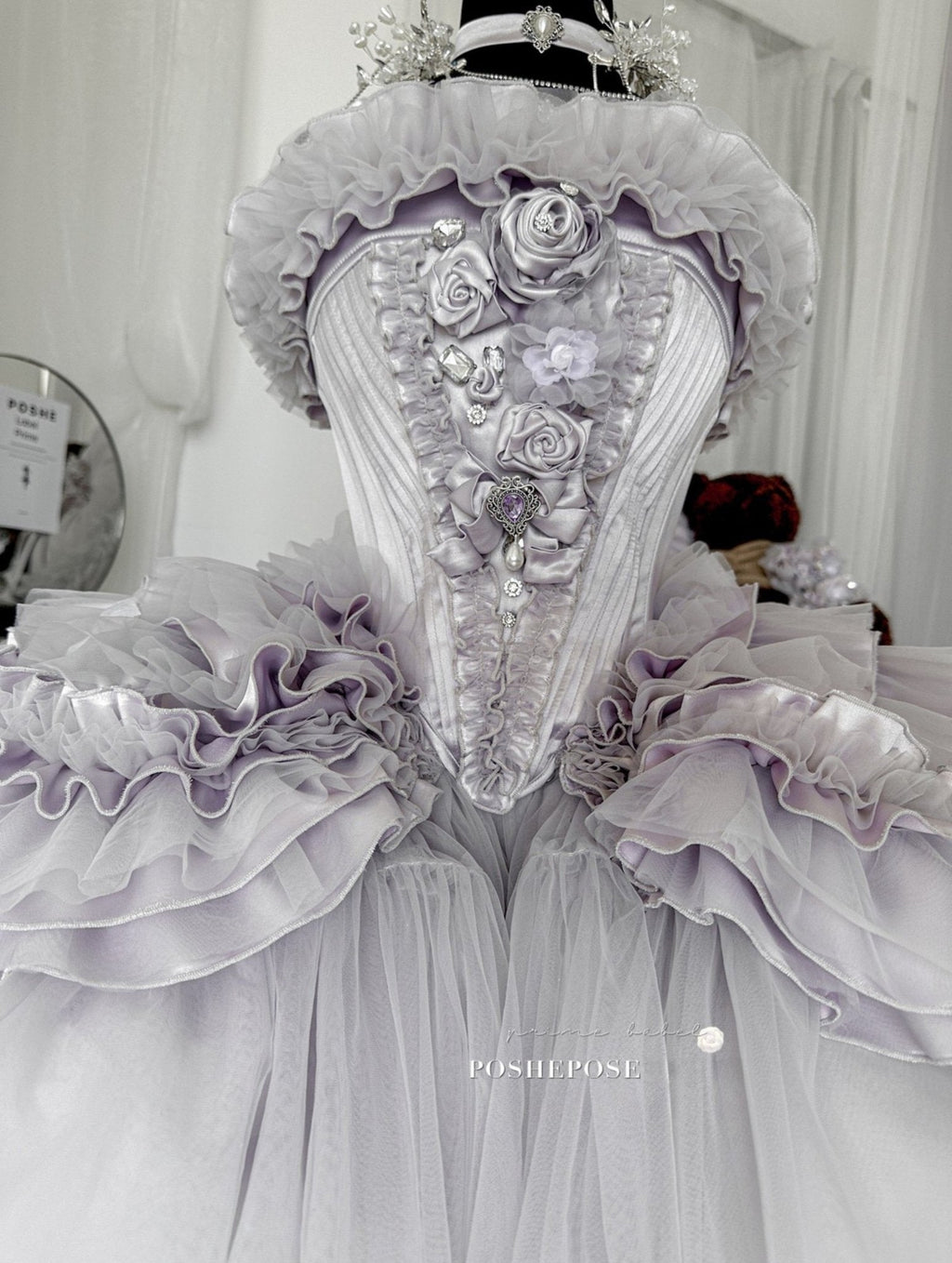POSHEPOSE - Amethyst Dream Victorian dress - POSHEPOSE image 12