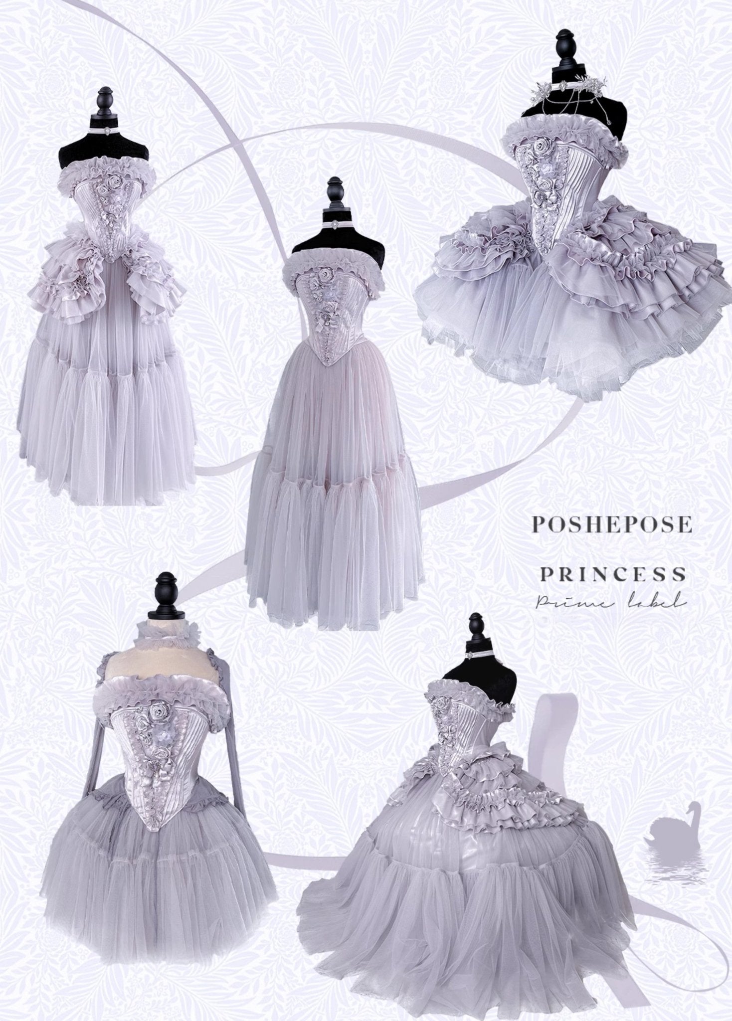 POSHEPOSE - Amethyst Dream Victorian dress - POSHEPOSE image 3