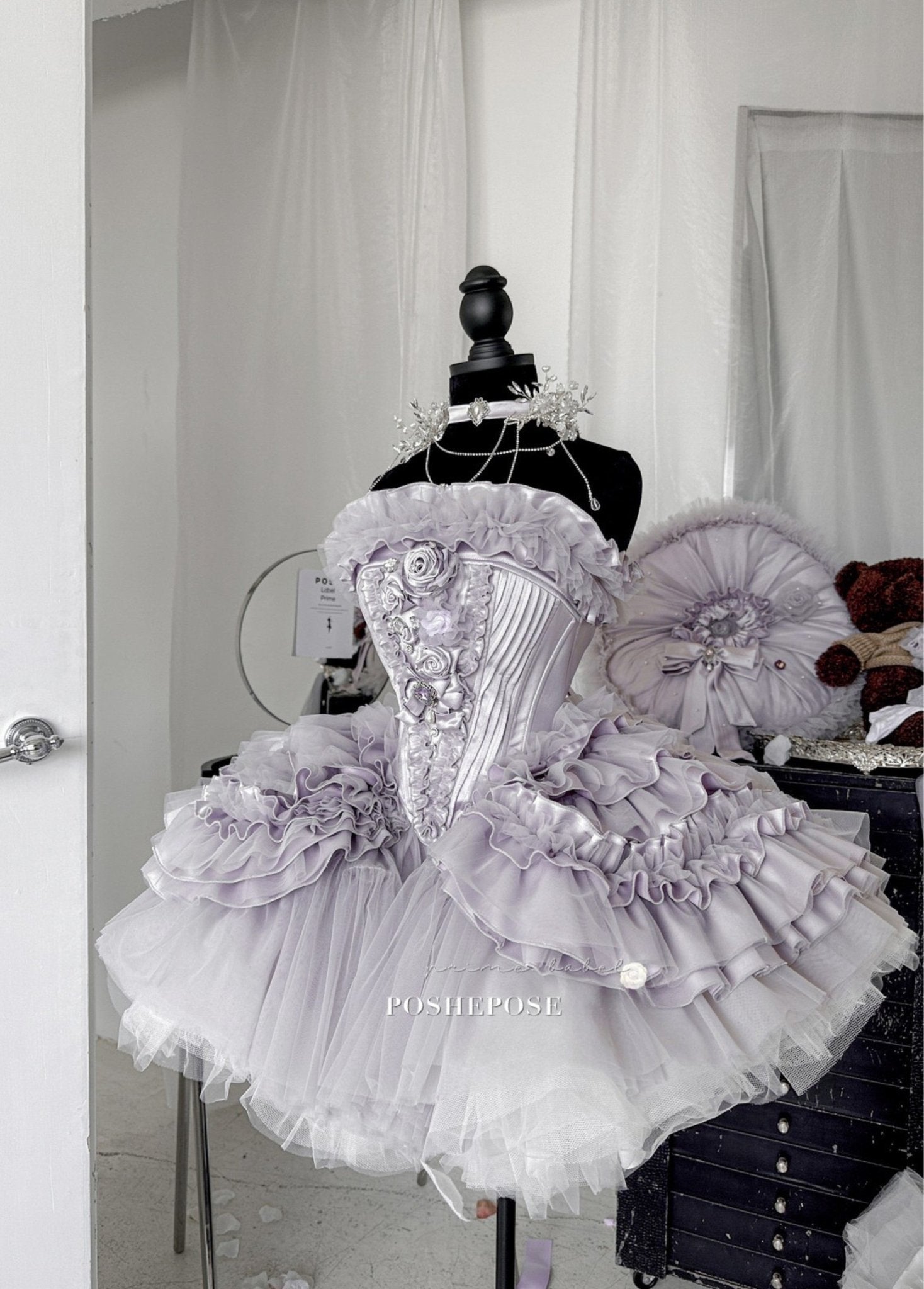 POSHEPOSE - Amethyst Dream Victorian dress - POSHEPOSE image 2