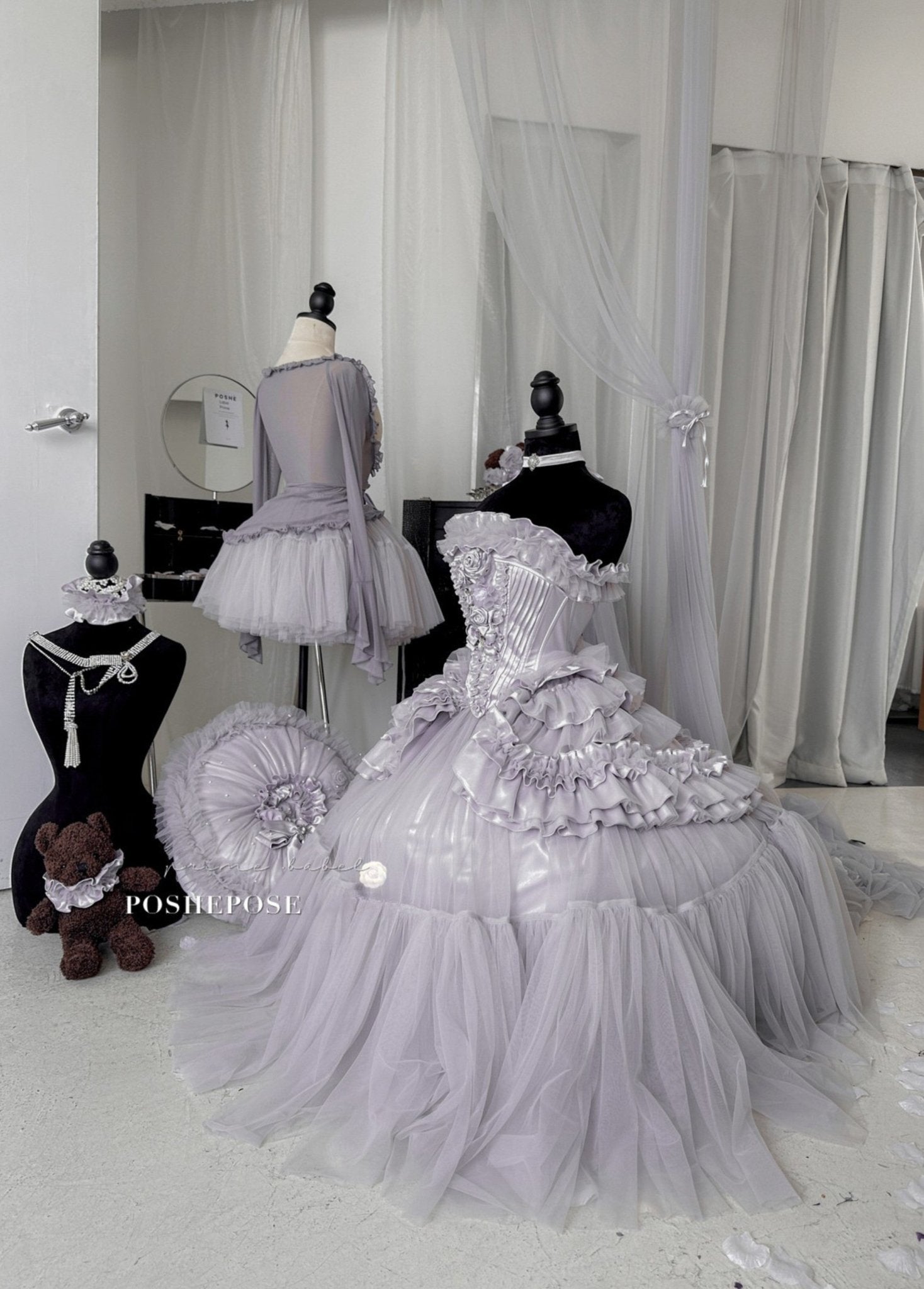 POSHEPOSE - Amethyst Dream Victorian dress - POSHEPOSE image 7