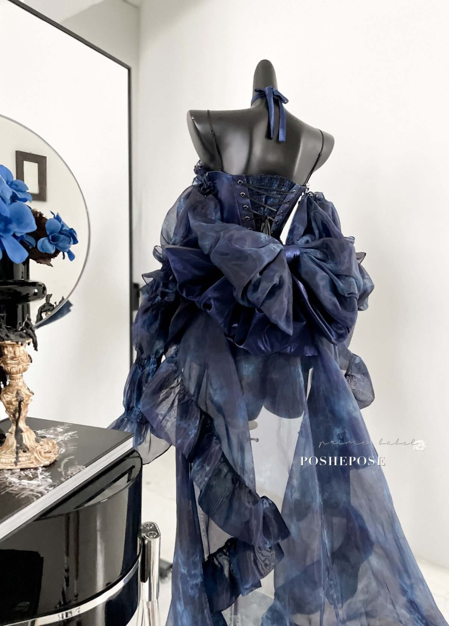 POSHEPOSE - Haute Couture Deep Sea Dress Limited Edition - POSHEPOSE image 8